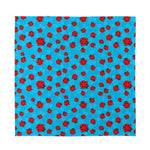 Cartoon Ladybird Pattern Print Silk Bandana