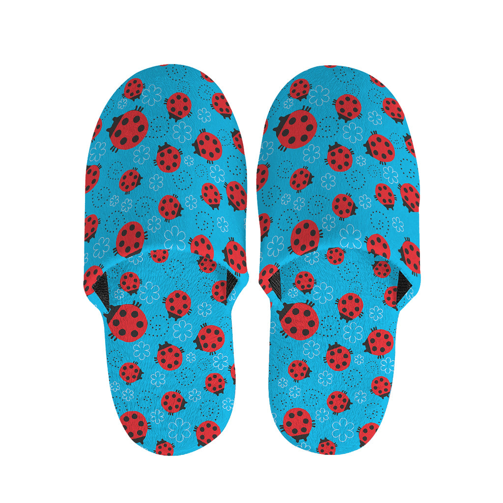 Cartoon Ladybird Pattern Print Slippers