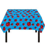 Cartoon Ladybird Pattern Print Tablecloth