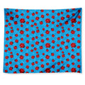 Cartoon Ladybird Pattern Print Tapestry