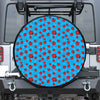 Cartoon Ladybird Pattern Print Tire Cover