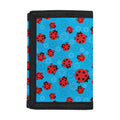 Cartoon Ladybird Pattern Print Trifold Wallet