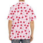 Cartoon Lollipop Pattern Print Aloha Shirt