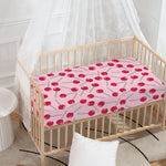 Cartoon Lollipop Pattern Print Baby Crib Sheet