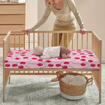 Cartoon Lollipop Pattern Print Baby Crib Sheet