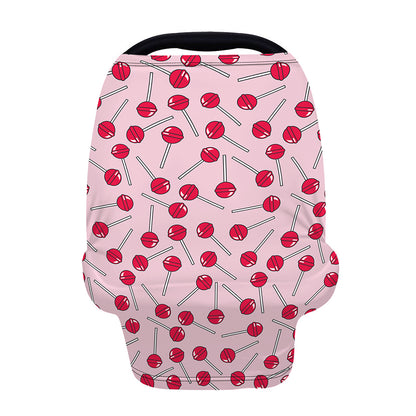 Cartoon Lollipop Pattern Print Baby Seat Cover