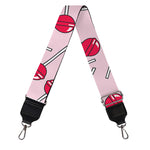 Cartoon Lollipop Pattern Print Bag Strap