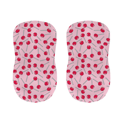Cartoon Lollipop Pattern Print Bar Stool Covers