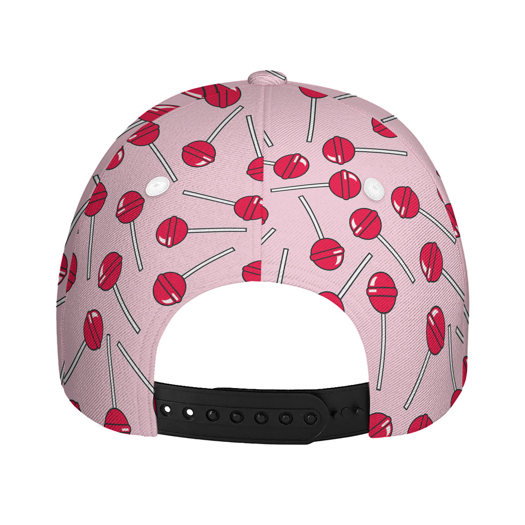 Cartoon Lollipop Pattern Print Baseball Cap