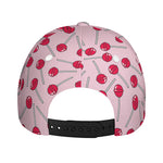 Cartoon Lollipop Pattern Print Baseball Cap