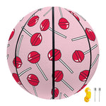 Cartoon Lollipop Pattern Print Basketball