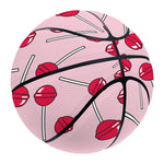 Cartoon Lollipop Pattern Print Basketball
