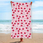 Cartoon Lollipop Pattern Print Beach Towel