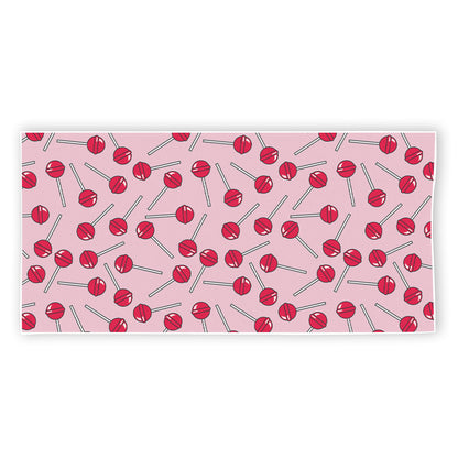 Cartoon Lollipop Pattern Print Beach Towel