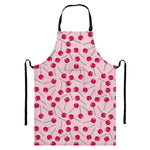 Cartoon Lollipop Pattern Print Bib Apron With Pocket