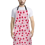 Cartoon Lollipop Pattern Print Bib Apron With Pocket