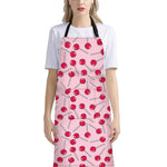 Cartoon Lollipop Pattern Print Bib Apron With Pocket