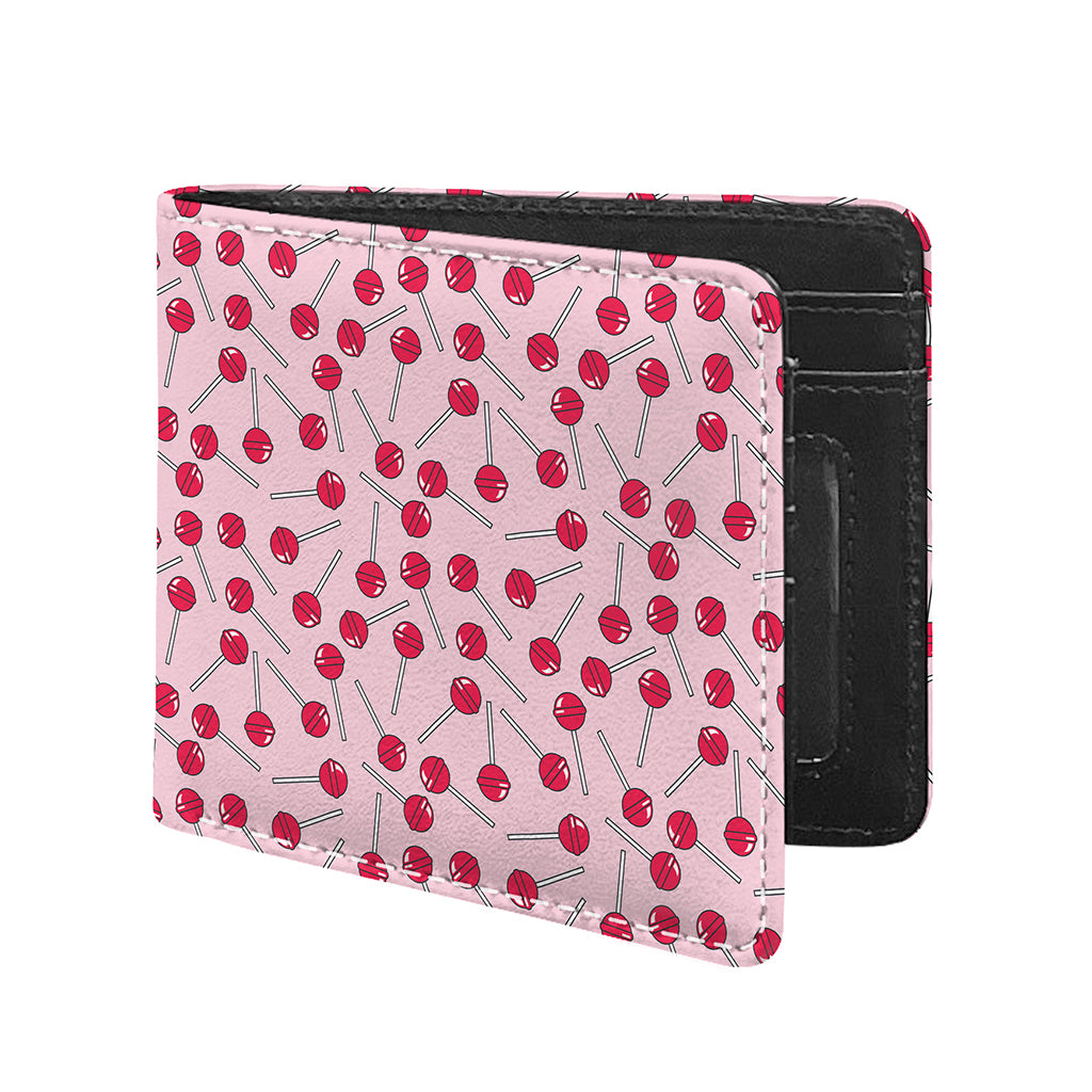 Cartoon Lollipop Pattern Print Bifold Wallet
