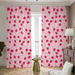 Cartoon Lollipop Pattern Print Blackout Pencil Pleat Curtains