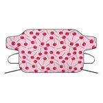 Cartoon Lollipop Pattern Print Car Windshield Snow Cover