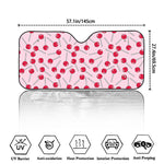 Cartoon Lollipop Pattern Print Car Windshield Sun Shade