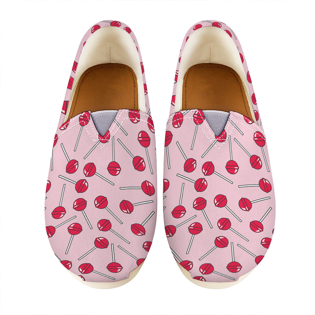 Cartoon Lollipop Pattern Print Casual Shoes