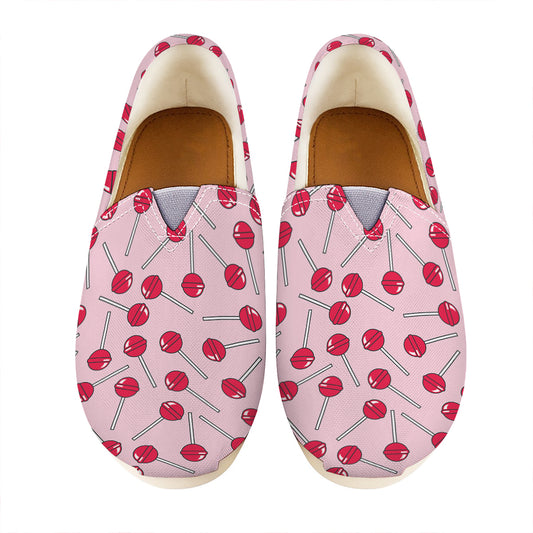 Cartoon Lollipop Pattern Print Casual Shoes