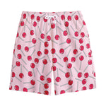 Cartoon Lollipop Pattern Print Cotton Shorts