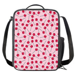 Cartoon Lollipop Pattern Print Crossbody Lunch Bag
