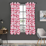Cartoon Lollipop Pattern Print Curtain