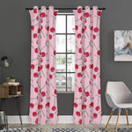 Cartoon Lollipop Pattern Print Curtain
