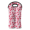 Cartoon Lollipop Pattern Print Double Neoprene Wine Tote