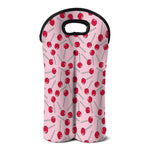 Cartoon Lollipop Pattern Print Double Neoprene Wine Tote