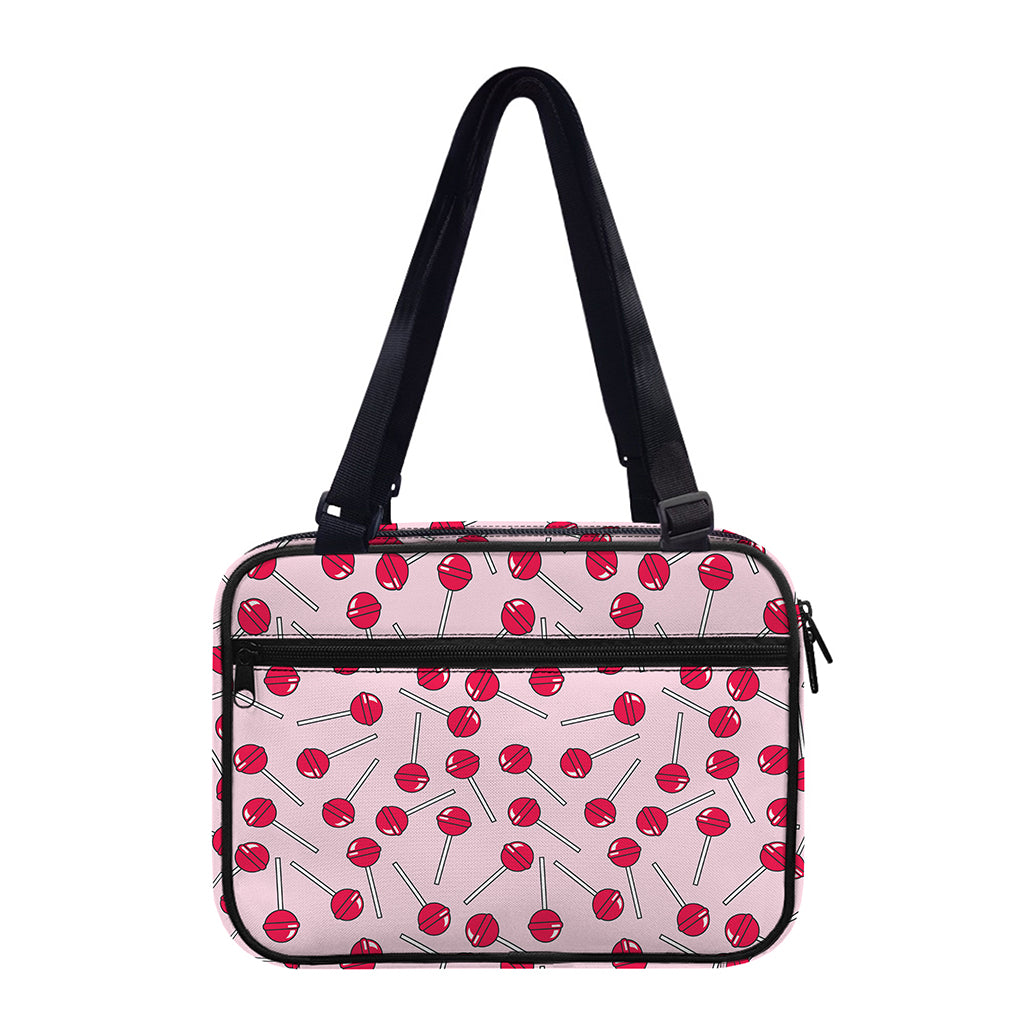 Cartoon Lollipop Pattern Print Double Strap Bible Bag