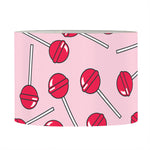 Cartoon Lollipop Pattern Print Drum Lamp Shade