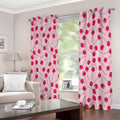 Cartoon Lollipop Pattern Print Extra Wide Grommet Curtains