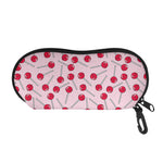 Cartoon Lollipop Pattern Print Glasses Case