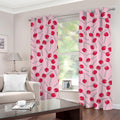 Cartoon Lollipop Pattern Print Grommet Curtains
