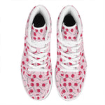 Cartoon Lollipop Pattern Print High Top Leather Sneakers