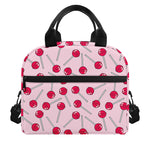 Cartoon Lollipop Pattern Print Insulated Lunch Bag