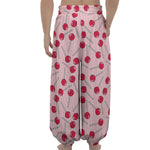 Cartoon Lollipop Pattern Print Lantern Pants