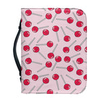 Cartoon Lollipop Pattern Print Leather Bible Cover
