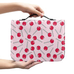 Cartoon Lollipop Pattern Print Leather Bible Cover
