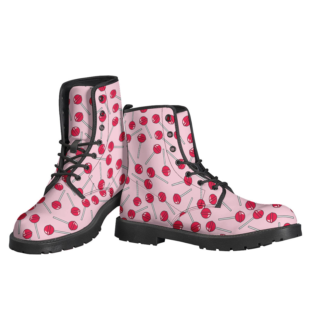 Cartoon Lollipop Pattern Print Backpack