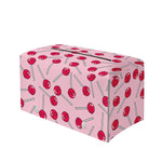 Cartoon Lollipop Pattern Print Leather Tissue Box Cover