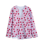 Cartoon Lollipop Pattern Print Long Sleeve Short Coat