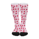 Cartoon Lollipop Pattern Print Long Socks