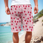 Cartoon Lollipop Pattern Print Men's Cargo Shorts