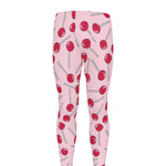 Cartoon Lollipop Pattern Print Men's leggings