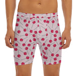 Cartoon Lollipop Pattern Print Men's Long Boxer Briefs